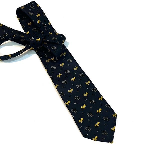 Vintage Other - ITALIAN VINTAGE SILK MATISSE TERRIER TIE